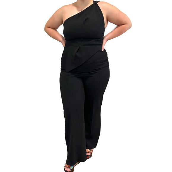 Roland Mouret One Shoulder Jumpsuit - Picture 1 of 10